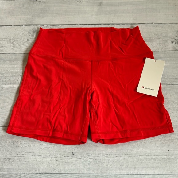 lululemon athletica Pants - Lululemon Align HR Short 6” sz 12 LORE (Love Red) NWT